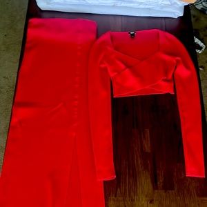 express red two piece set